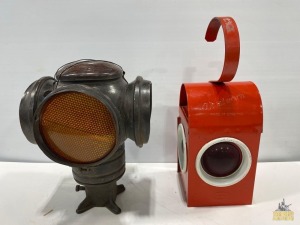 (2) Train Signal Lanterns