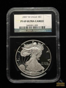 2007-W American Eagle Silver Dollar