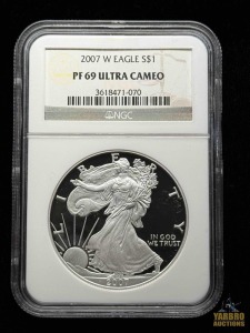 2007-W American Eagle Silver Dollar