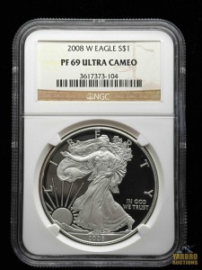 2008-W American Eagle Silver Dollar