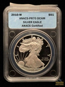 2010-W American Eagle Silver Dollar