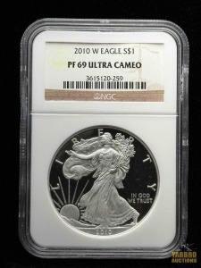 2010-W American Eagle Silver Dollar