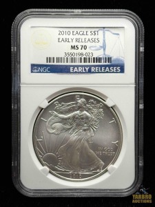 2010 American Eagle Silver Dollar Early Release