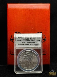 2011 American Eagle Silver Dollar 25th Anniversary