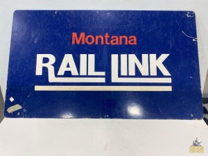 Montana Rail Link Sign