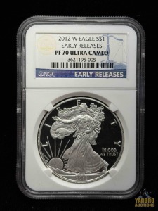 2012-W American Eagle Silver Dollar Early Release