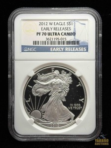 2012-W American Eagle Silver Dollar Early Release