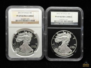 2012-W American Eagle Silver Dollars