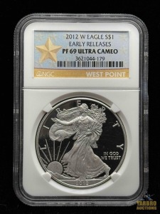 2012-W American Eagle Silver Dollar Early Release