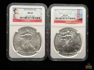 2012 American Eagle Silver Dollars