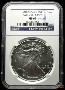 2012 American Eagle Silver Dollar Early Release