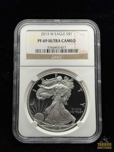 2013-W American Eagle Silver Dollar