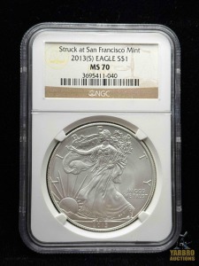 2013-S American Eagle Silver Dollar