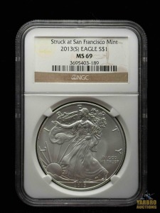 2013-S American Eagle Silver Dollar