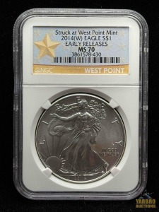 2014-W American Eagle Silver Dollar Early Release