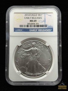 2014 American Eagle Silver Dollar Early Release