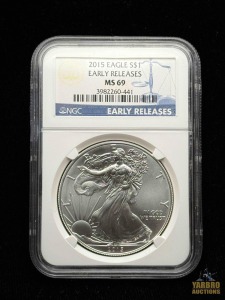 2015 American Eagle Silver Dollar Early Release