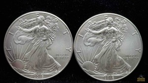 (2) 2016 American Eagle Silver Dollar