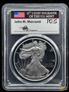 2017-P American Eagle Silver Dollar John M. Mercanti