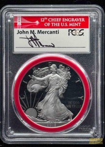 2018-S American Eagle Silver Dollar John M. Mercanti