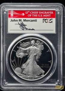 2018-S American Eagle Silver Dollar John M. Mercanti