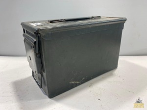 Vintage Rifle Ammunition w/Ammo Can