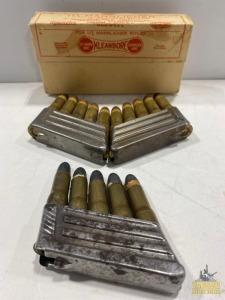 35- 11mm Mannlicher 11.15x55R w/3- 5 Rd. Clips