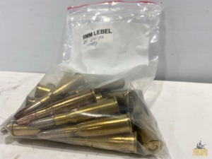 24- 8mm Lebel, 2-Clips, 1-Empty