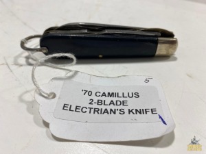 1970 Camillus 2-Blade Electrician's Knife