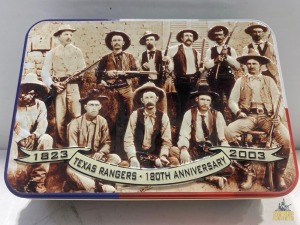 S&W Texas Rangers 180th Anniversary Knife & Badge Tin