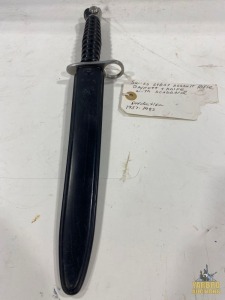 Swiss STG 57 Assault Rifle Bayonet w/ Scabbard