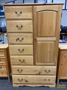 Pine Dresser 17"x37"x62"H