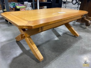 Oak Coffee Table 26"x48"x18.5"H