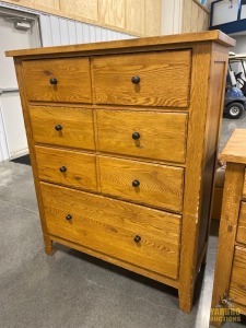 Oak 4-Drawer Dresser