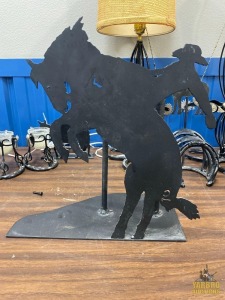 Bucking Horse Paper Towel Holder