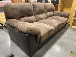 Two Tone Brown Couch