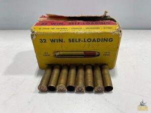 (36) .32 WIN Ammunition & 8 Casings