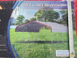 20'x20' Steel Carport