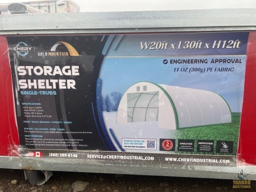 20'x30'x12' Storage Shelter