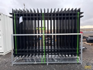 (20) Fens Galvanized Steel Fence Panels