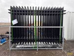 (20) Fens Galvanized Steel Fence Panels