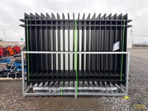 (20) Fens Galvanized Steel Fence Panels