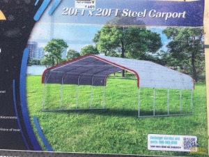 20'x20' Steel Carport