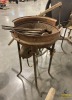 18" Round Forge w/Tongs - 3