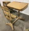 Antique School Desk - 2