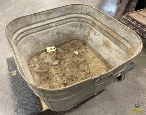 Metal Wash Tub