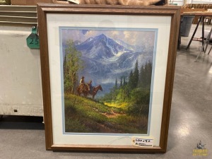 Mountain Scenic Print by G. Harvey