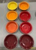 (8) Assorted 7" Fiesta Bowls