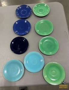 (7) Assorted 6.5" Fiesta Saucers