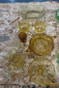 Assorted Gold Glass